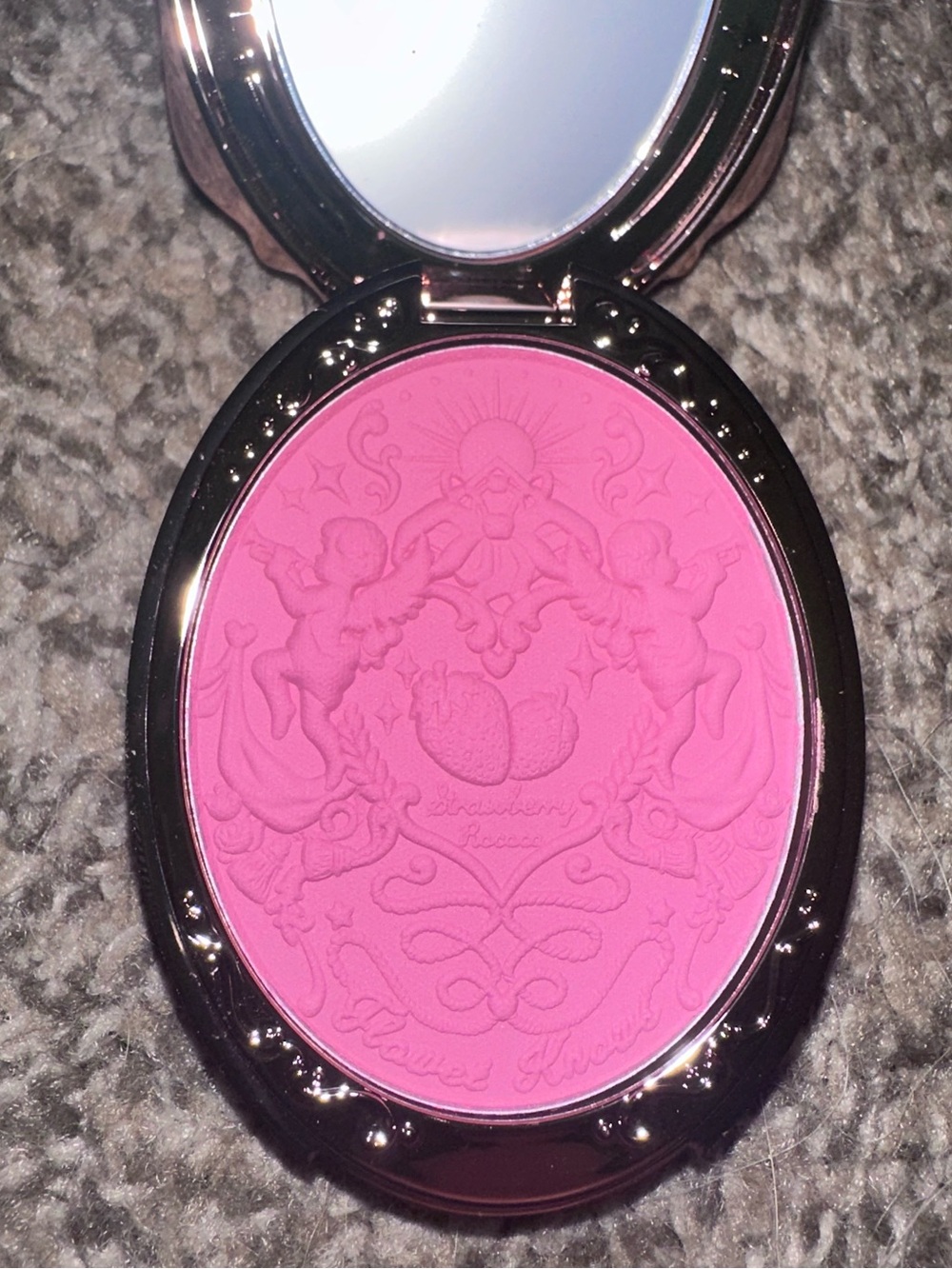 Violet Strawberry Rococo Embossed Blush (#G02) - Picture 7 of 15